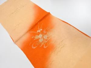 未使用品　正絹　刺繍　帯揚げ